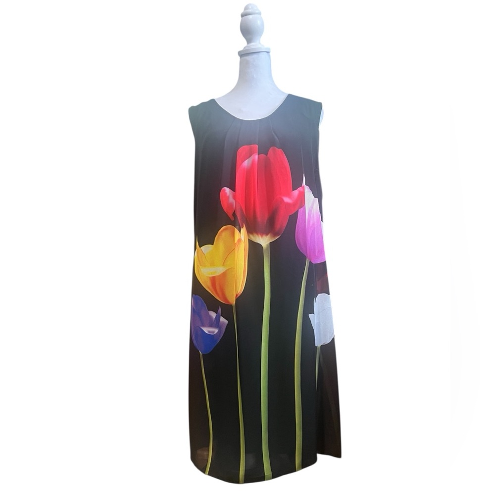 Charlie B. Floral Sleeveless Dress